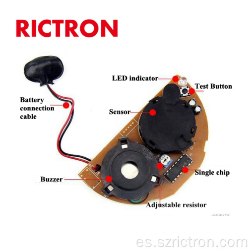 Sensor Detector Alarma de humo